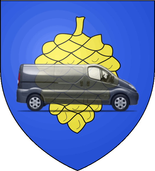 camion sur blason ville de La Valette-du-Var