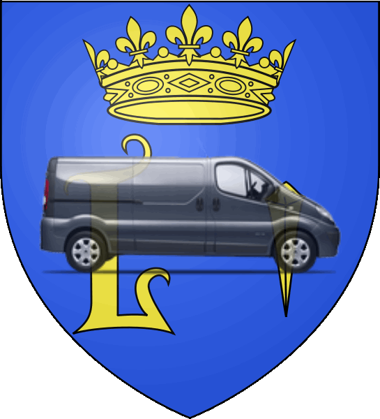 camion sur blason ville de Lagny-sur-Marne