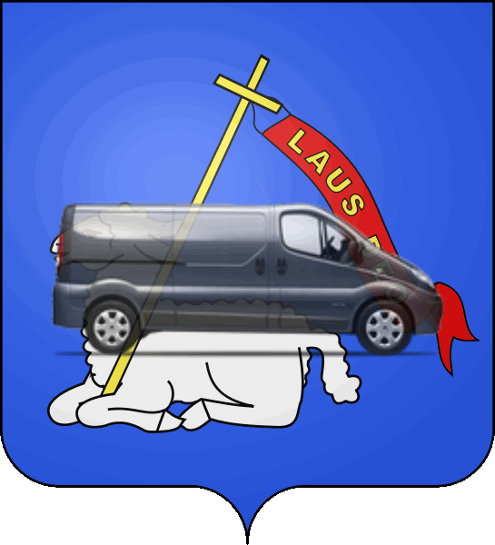 camion sur blason ville de Lannion