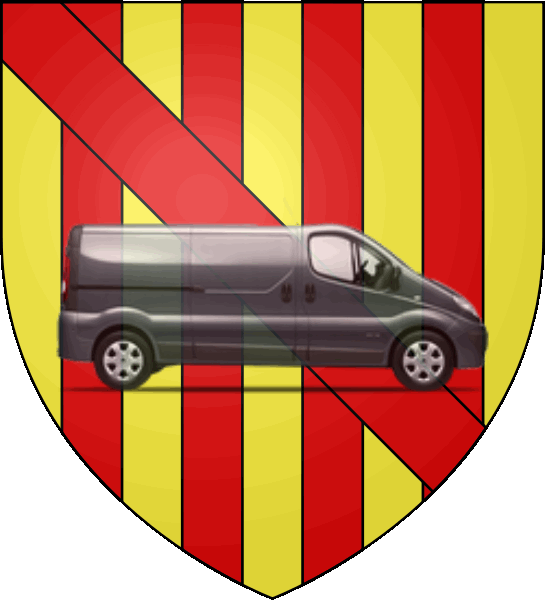 camion sur blason ville de Lattes