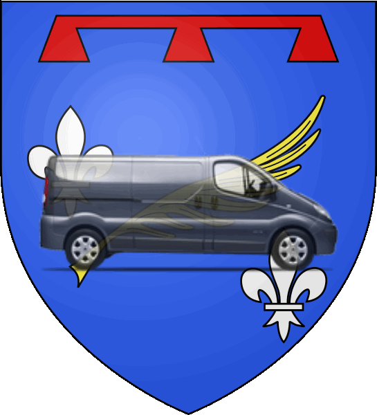 camion sur blason ville de Le Cannet