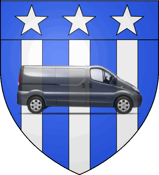 camion sur blason ville de Le Gua