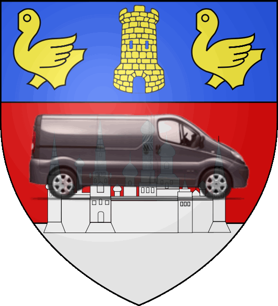 camion sur blason ville de Le Kremlin-Bicêtre