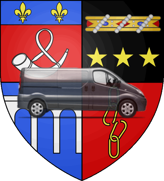 camion sur blason ville de Le Perreux-sur-Marne