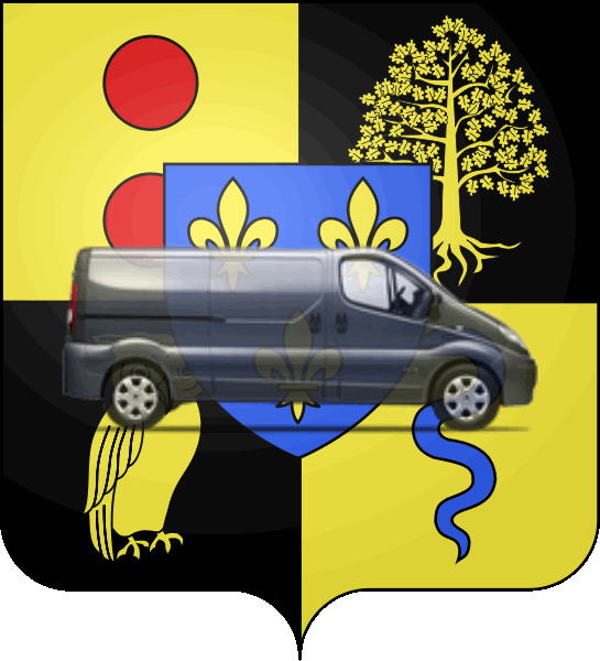 camion sur blason ville de Le Plessis-Robinson