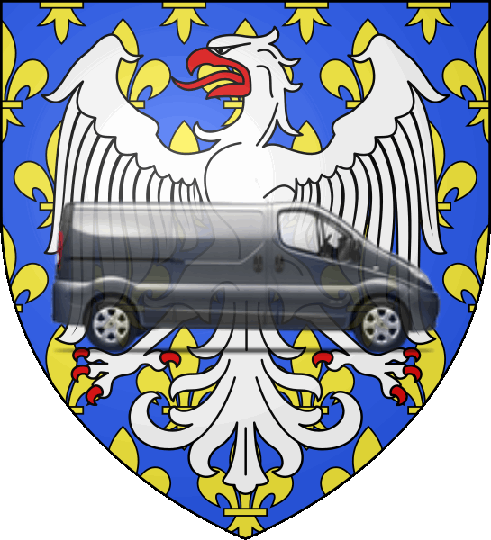 camion sur blason ville de Le Puy-en-Velay