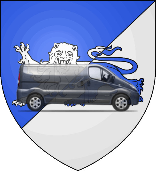 camion sur blason ville de Le Trait
