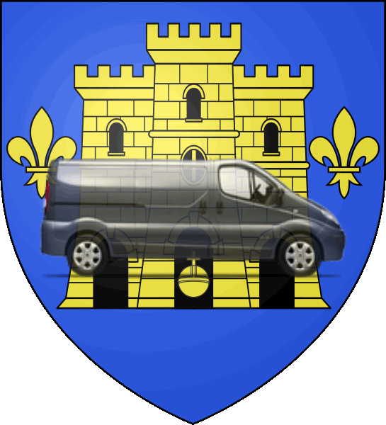 camion sur blason ville de Lens