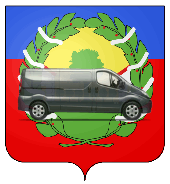 camion sur blason ville de Les Pavillons-sous-Bois
