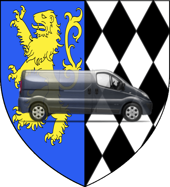 camion sur blason ville de Lesparre-Médoc