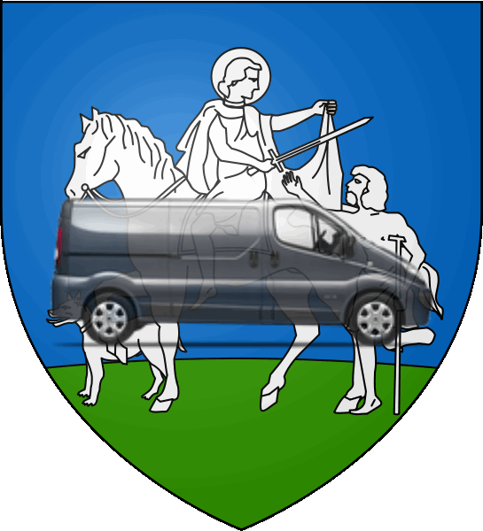 camion sur blason ville de Limoux