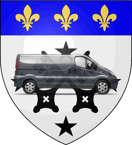camion sur blason ville de Lisieux