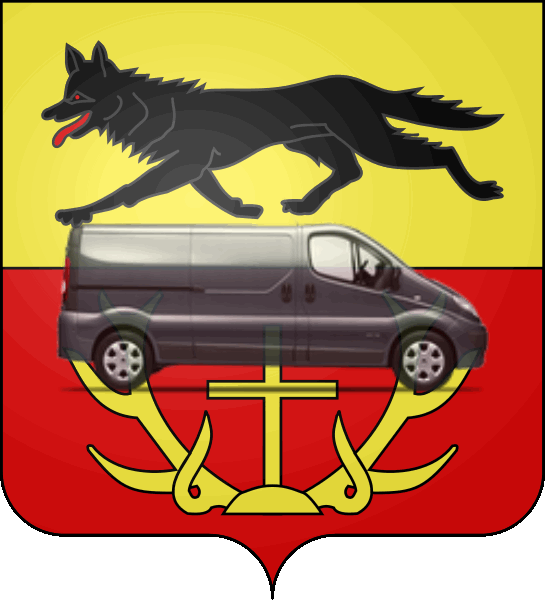 camion sur blason ville de Loupershouse