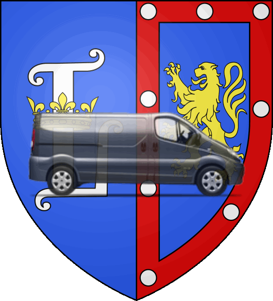 camion sur blason ville de Louviers
