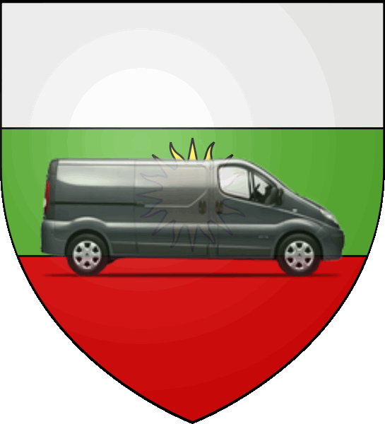 camion sur blason ville de Lucé