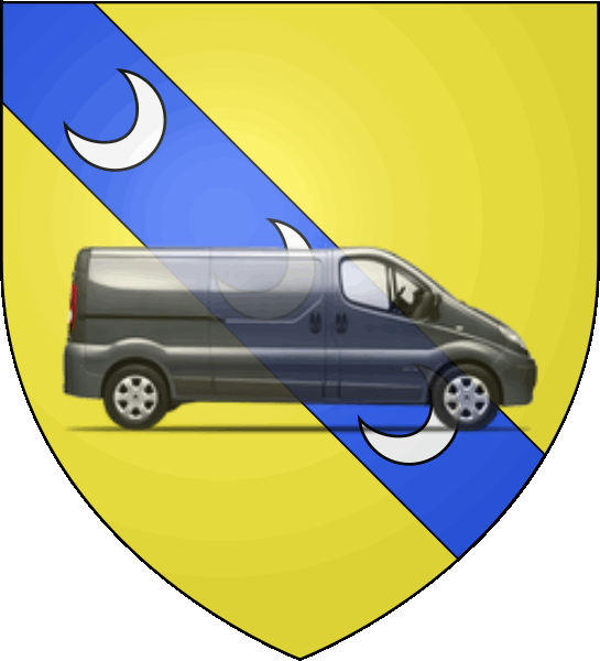camion sur blason ville de Lunéville