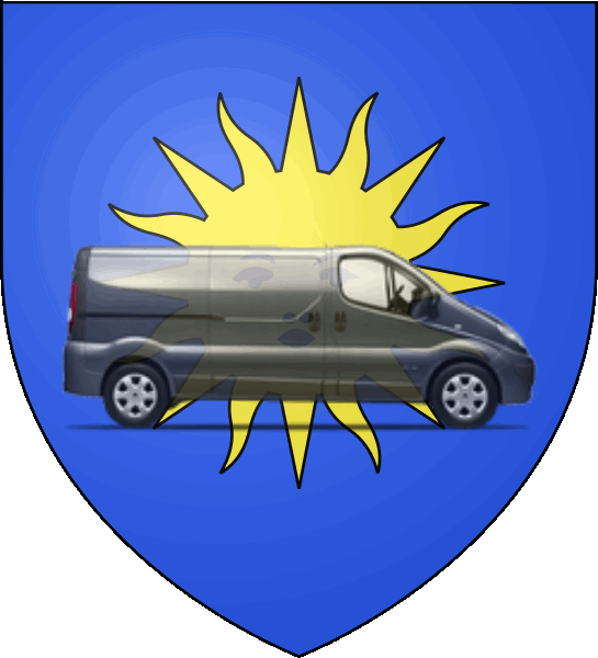 camion sur blason ville de Lure