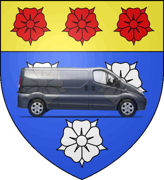camion sur blason ville de Maisons-Laffitte