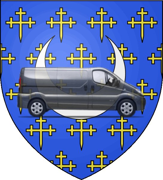 camion sur blason ville de Marans