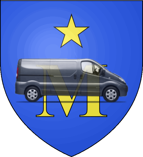 camion sur blason ville de Marignane