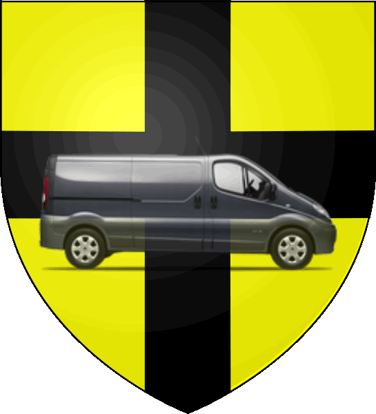 camion sur blason ville de Marly