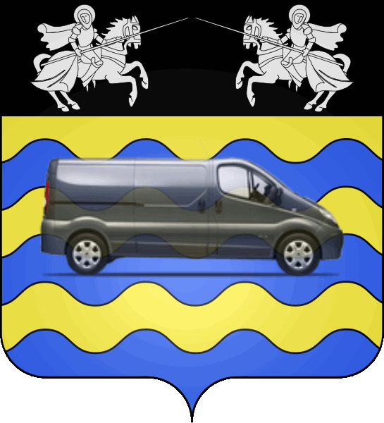 camion sur blason ville de Marsannay-la-Côte