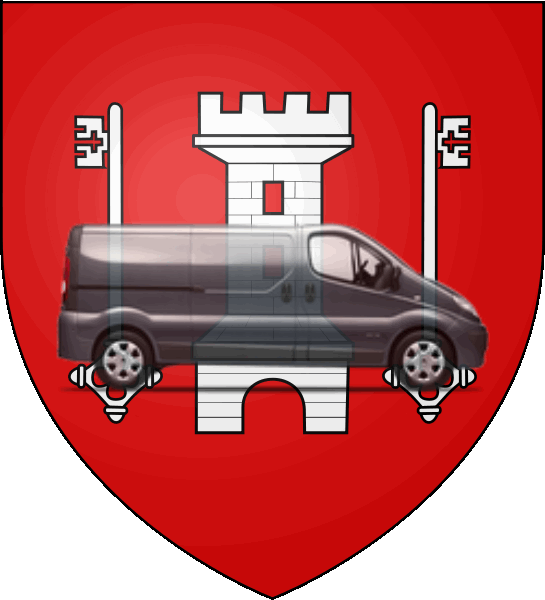 camion sur blason ville de Martigues