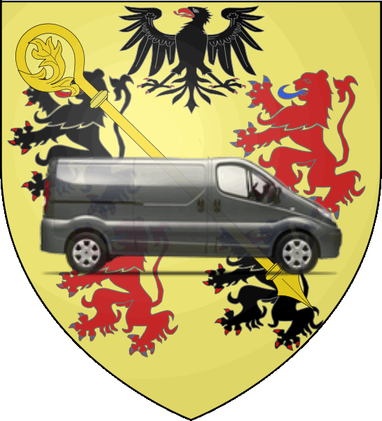 camion sur blason ville de Maubeuge