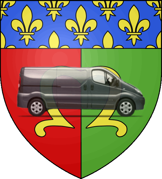 camion sur blason ville de Meaux
