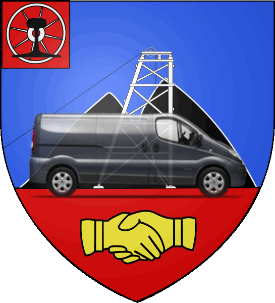 camion sur blason ville de Méricourt