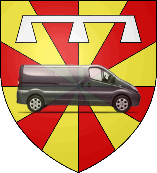 camion sur blason ville de Meudon