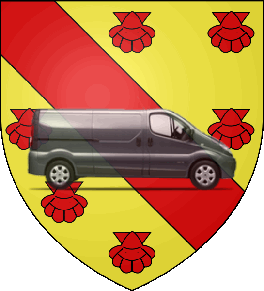 camion sur blason ville de Meximieux