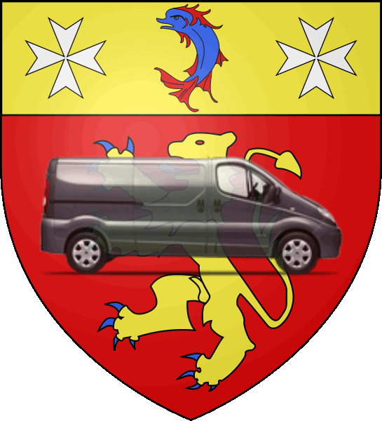 camion sur blason ville de Meyzieu
