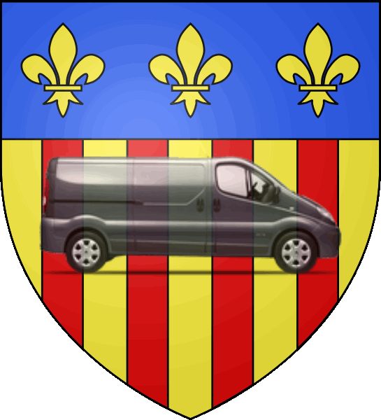 camion sur blason ville de Millau