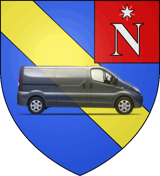 camion sur blason ville de Mirecourt