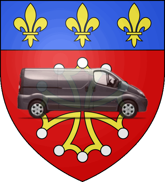 camion sur blason ville de Moissac