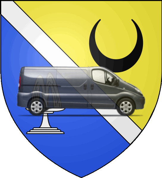 camion sur blason ville de Moissy-Cramayel