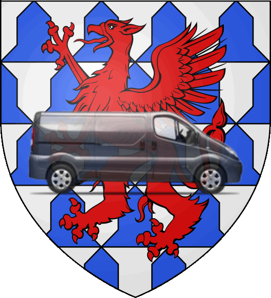 camion sur blason ville de Montaigu