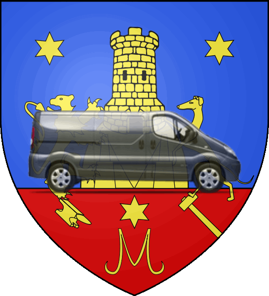 camion sur blason ville de Montataire
