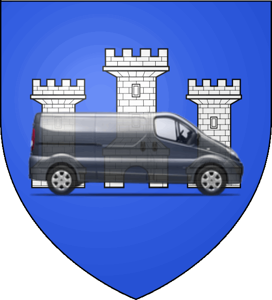 camion sur blason ville de Monteux