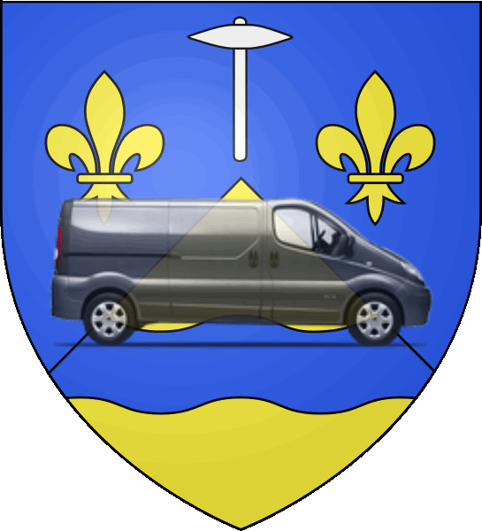 camion sur blason ville de Montigny-lès-Cormeilles
