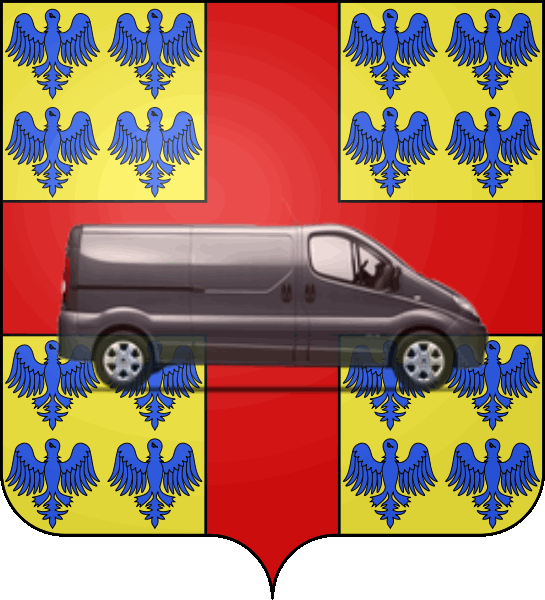 camion sur blason ville de Montmorency