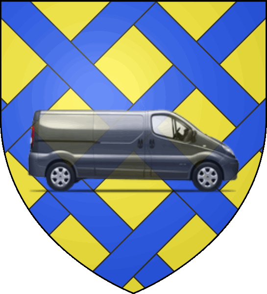 camion sur blason ville de Mouvaux