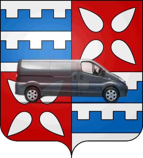 camion sur blason ville de Muret