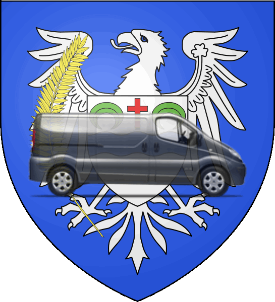camion sur blason ville de Neuilly-Plaisance