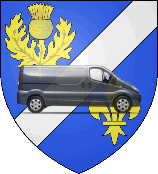 camion sur blason ville de Nogent-sur-Oise