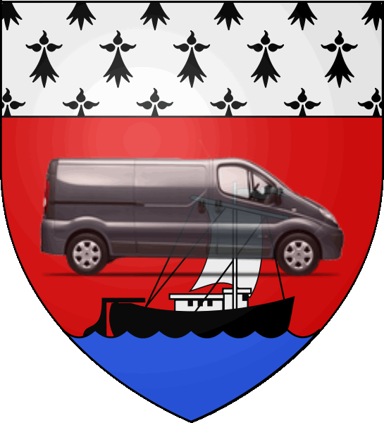 camion sur blason ville de Nort-sur-Erdre