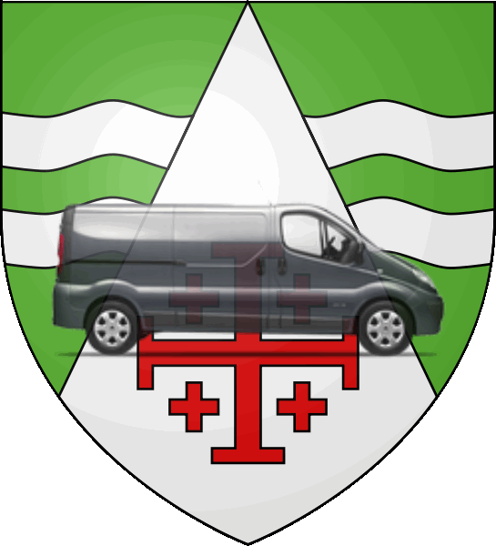 camion sur blason ville de Olivet