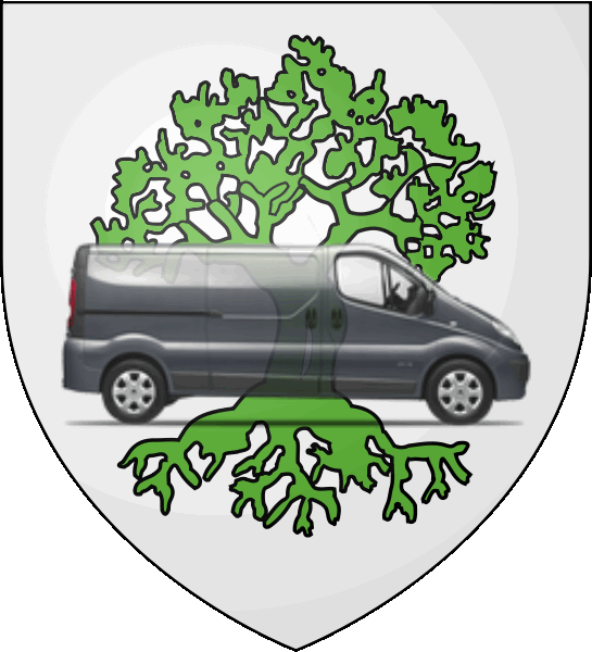 camion sur blason ville de Ollioules