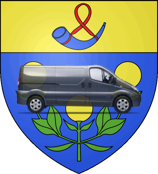 camion sur blason ville de Orange